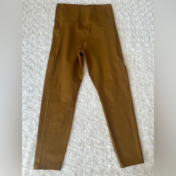 Girlfriend Collective chartreuse yoga leggings size medium - Picture 9 of 13